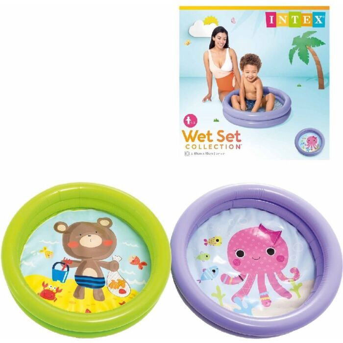 Intex | Opblaaszwembad | My First Pool Ø61 x 15 cm | Set van 2 assorti