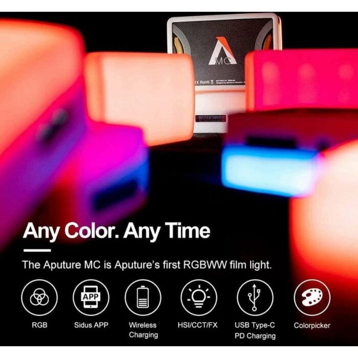Aputure | LED-lamp | draagbaar & RGB