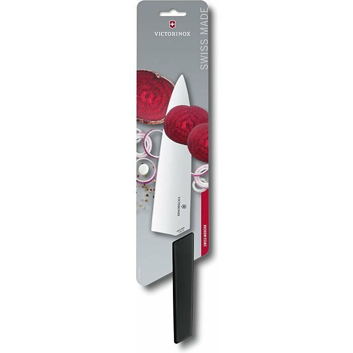 Victorinox | Swiss Modern Trancheermes | Zwart 20 cm