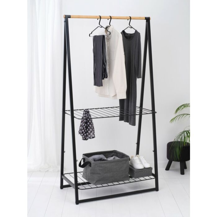 Brabantia opvouwbare wasmand 35 L – Pepper Black