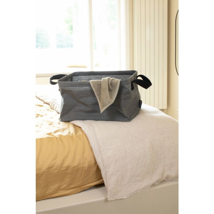 Brabantia opvouwbare wasmand 35 L – Pepper Black