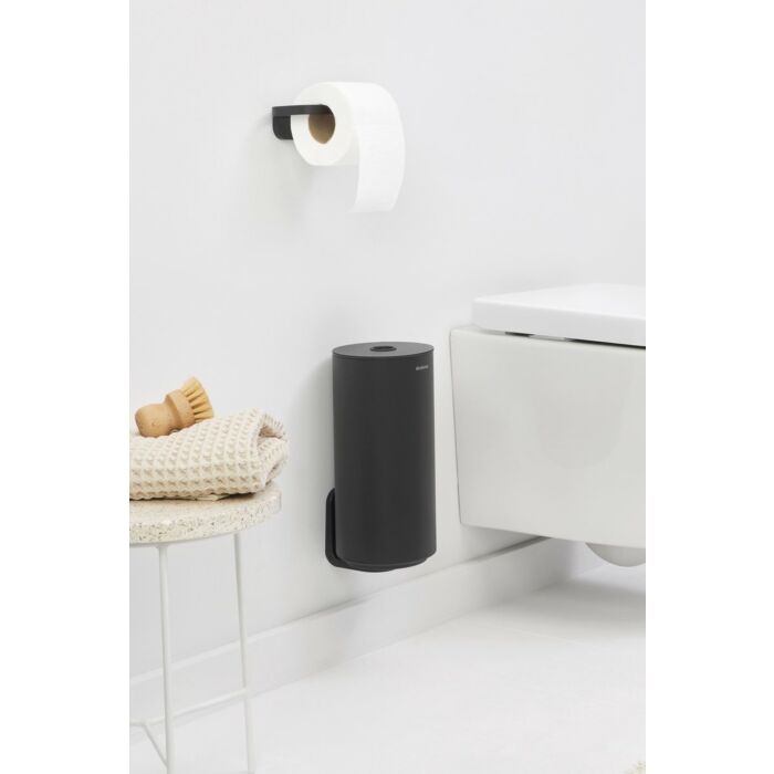 Brabantia MindSet reserverolhouder - Infinite Grey | MindSet reserverolhouder | Mineral Finish