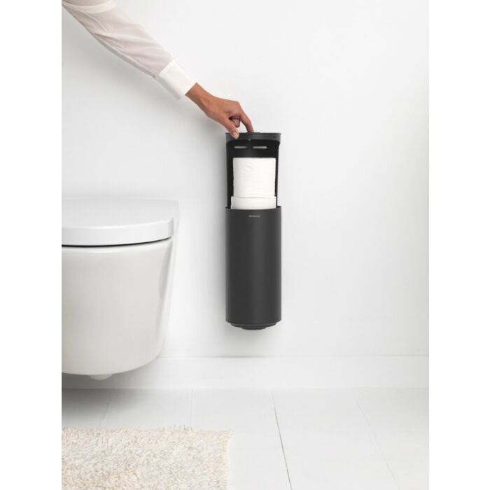 Brabantia MindSet reserverolhouder - Infinite Grey | MindSet reserverolhouder | Mineral Finish