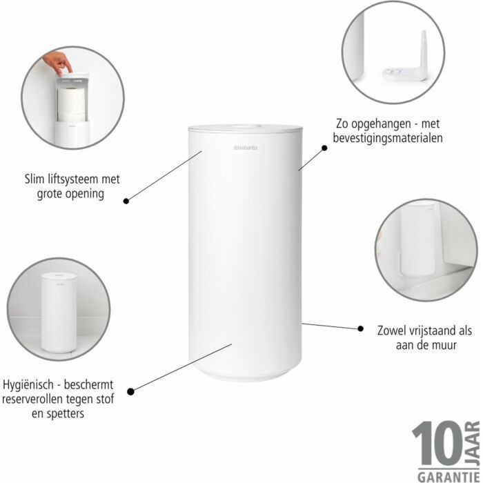 Brabantia | MindSet Reserverolhouder | Mineral Fresh White