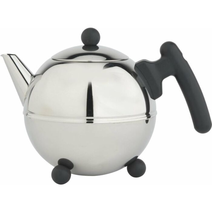 Bredemeijer | Theepot | 0,75 L | RVS/zwart