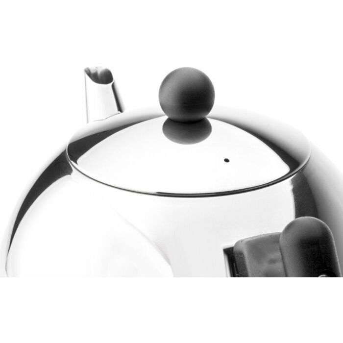 Bredemeijer | Theepot | 0,75 L | RVS/zwart