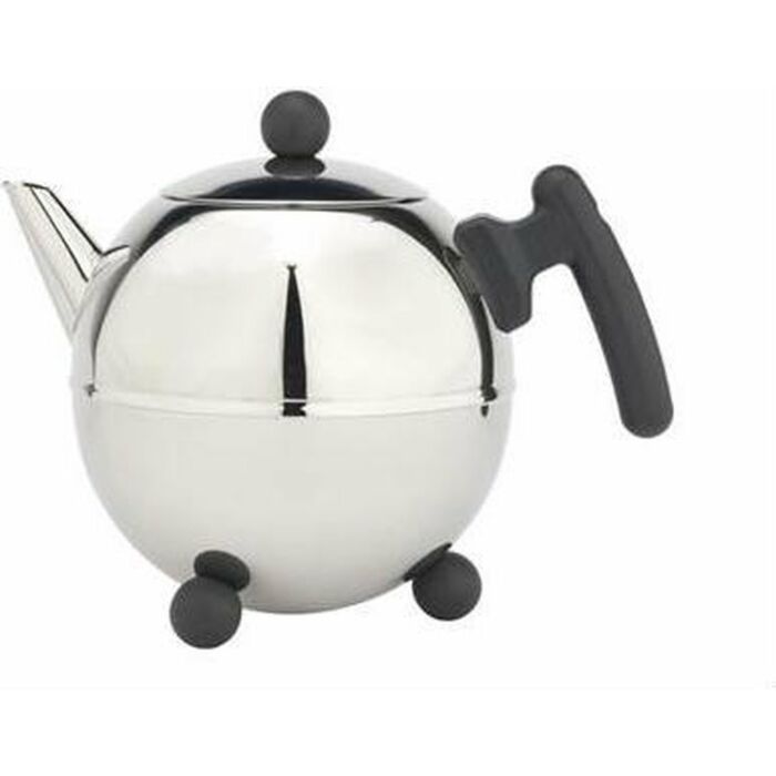 Bredemeijer | Theepot | 0,75 L | RVS/zwart