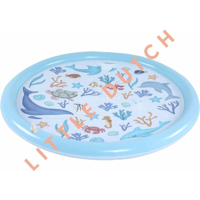 Little Dutch Sprinklermat | Ocean Dreams | Blauw 150 cm