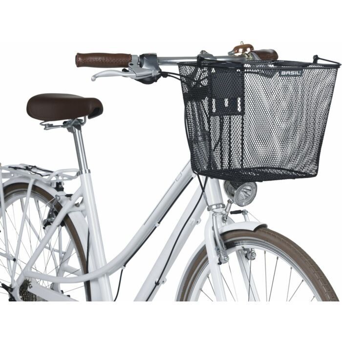 Basil | Fietsmand Bilbao | 26 x 22 x 27 cm | Zwart | BasEasy