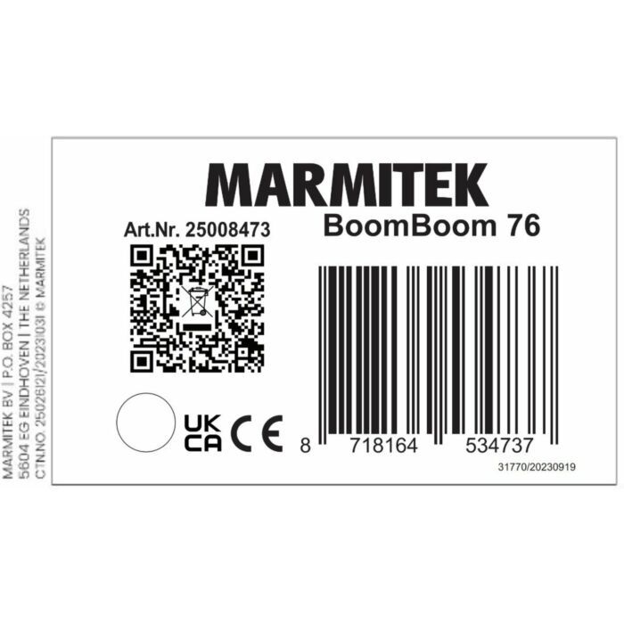 Marmitek | Audio-ontvanger | Bluetooth BoomBoom 76