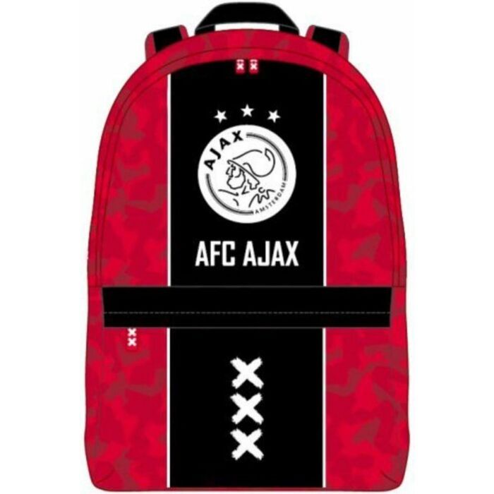 Rugzak Ajax Klein Rood Zwart Logo 28x21x11Cm 7861614