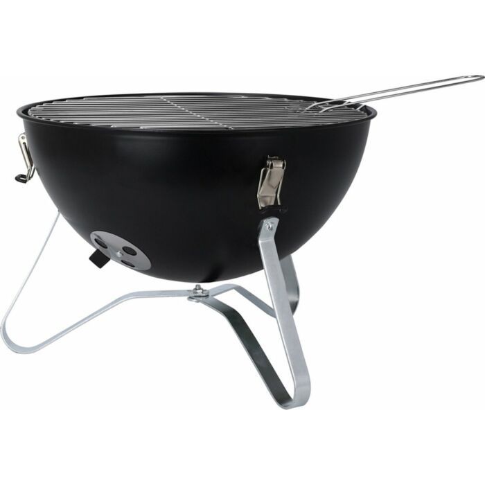 BBQ bolvorm 37 cm, zwart