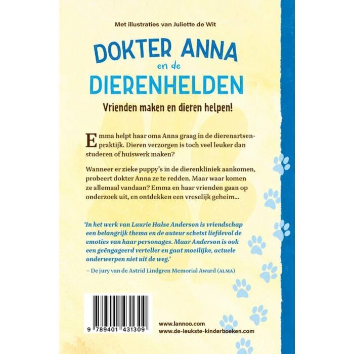 Boek Dokter Anna En De Dierenhelden | Red De Puppy's | 6551309