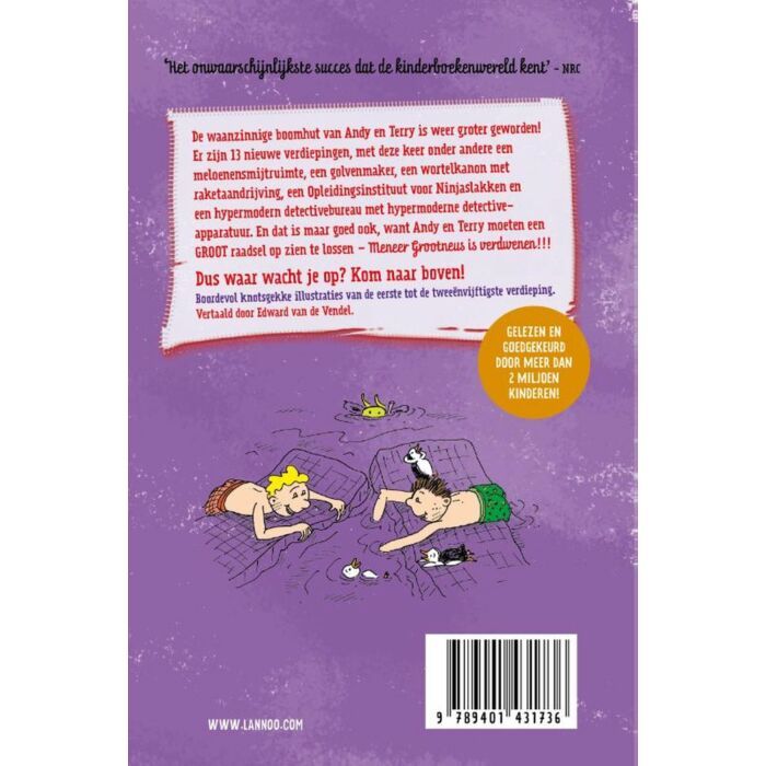 De Waanzinnige Boomhut | Boek | 52 Verdiepingen