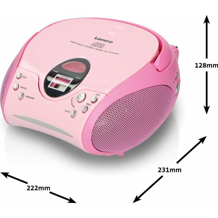 Lenco | SCD-24 | Roze