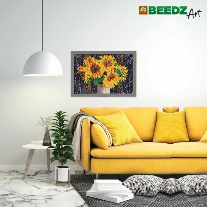 SES | Strijkkralen Zonnebloemen | SES BEEDZ ART