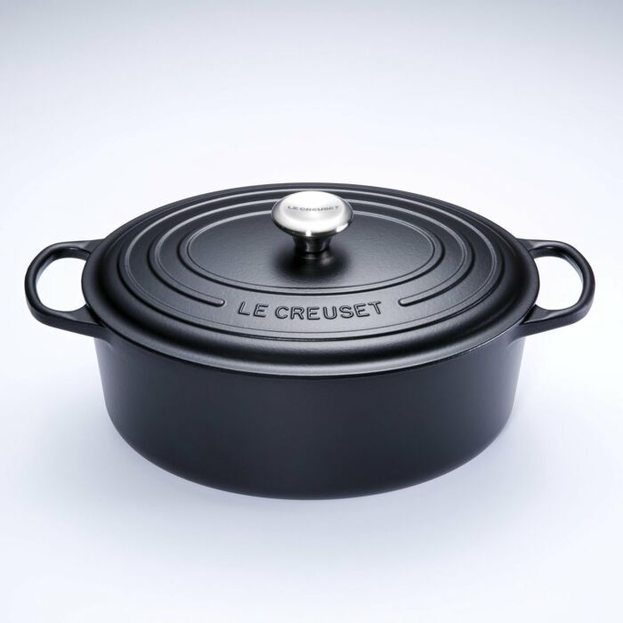 Le Creuset | Ovale braadpan | 33 cm | Zwart