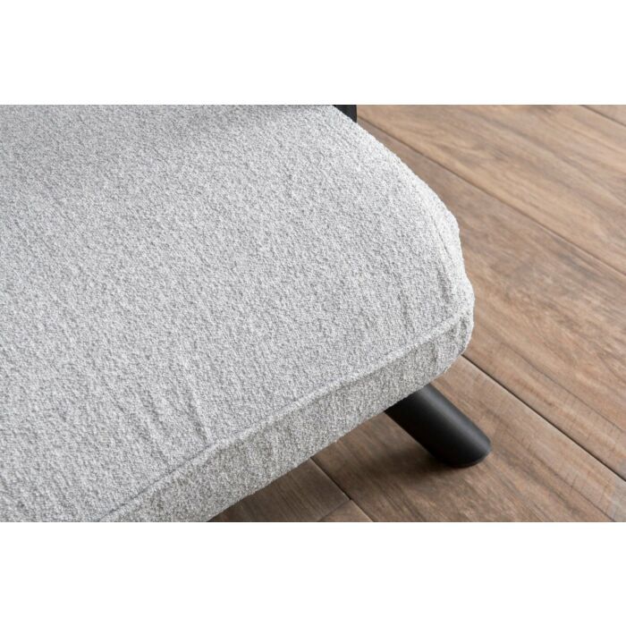 Asir - bankbed - slaapbank - 1-zitplaats - Grijs | 60 x 50 x 85 cm