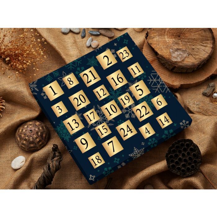 Asir Adventskalender – Goud – 31 x 32 x 4 cm