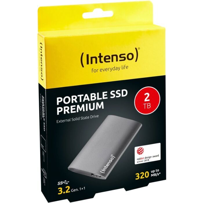 Intenso | Externe SSD | 2 TB | Aluminium | USB 3.0
