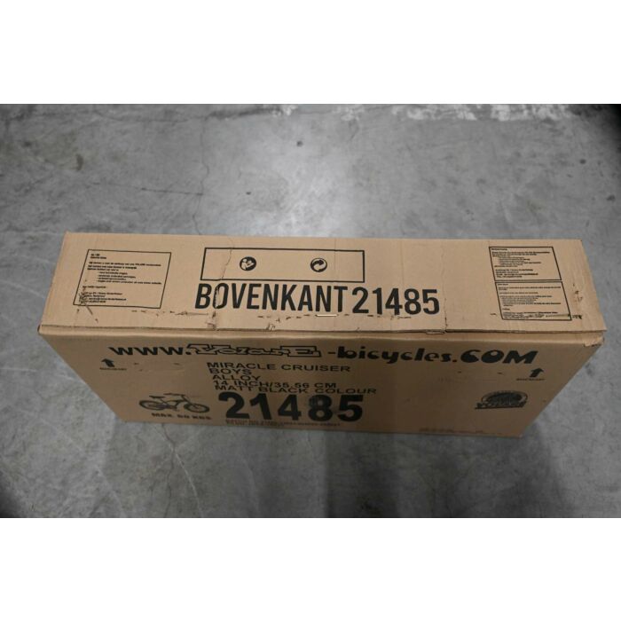 Volare Miracle Cruiser | Kinderfiets | 14 inch | Jongens | Mat Zwart