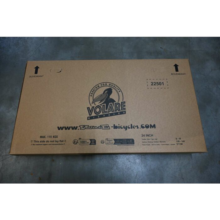 Volare | Thombike | Jongens | 24 inch | Zwart Blauw