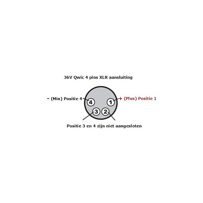 Van Beijck | Acculader | 36 Volt | 2 Ah | 4 pins XLR