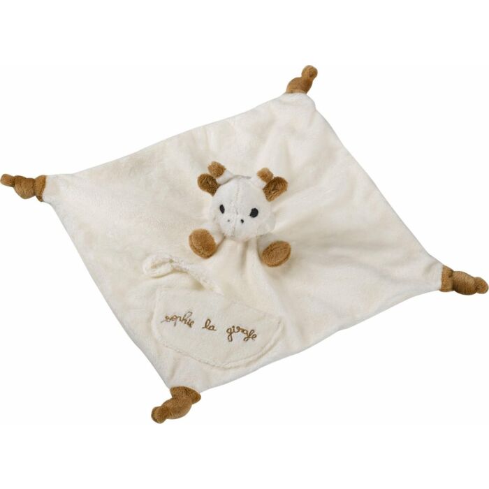 Sophie de giraf knuffeldoek met speenkoord | Babyhuys.com