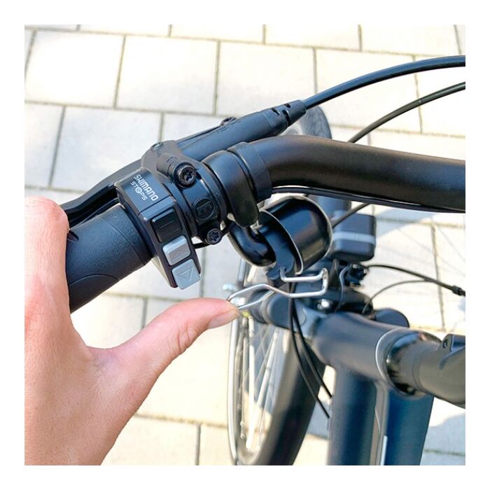 Widek | Fietsbel | Geschikt voor e-bikes | Krachtig geluid | Zwart