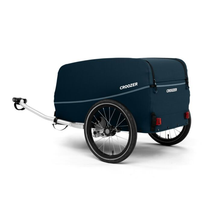 Croozer | Cargo Tuure Fietskar | BlueBerry Blue | 135L Opbergruimte | Croozer AirPad® Vering