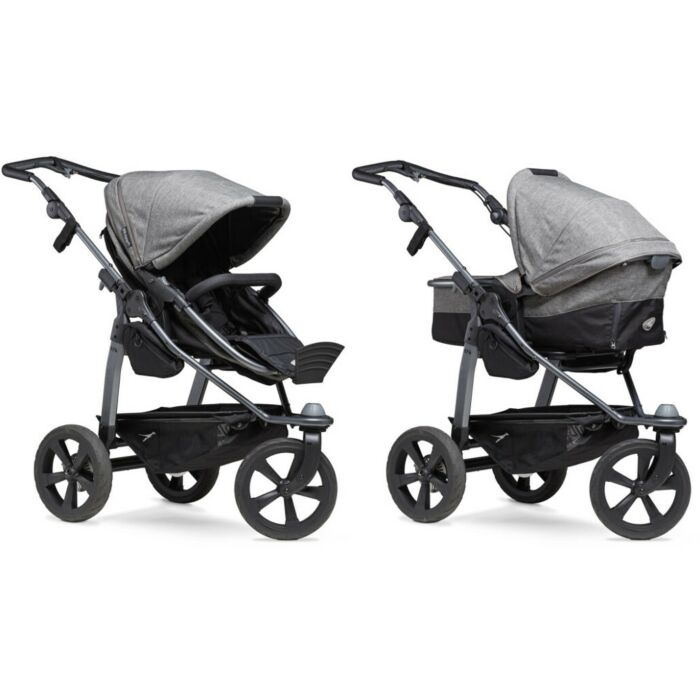 TKF Mono Ecco Combi Kinderwagen - Premium Grey - Babyhuys.com