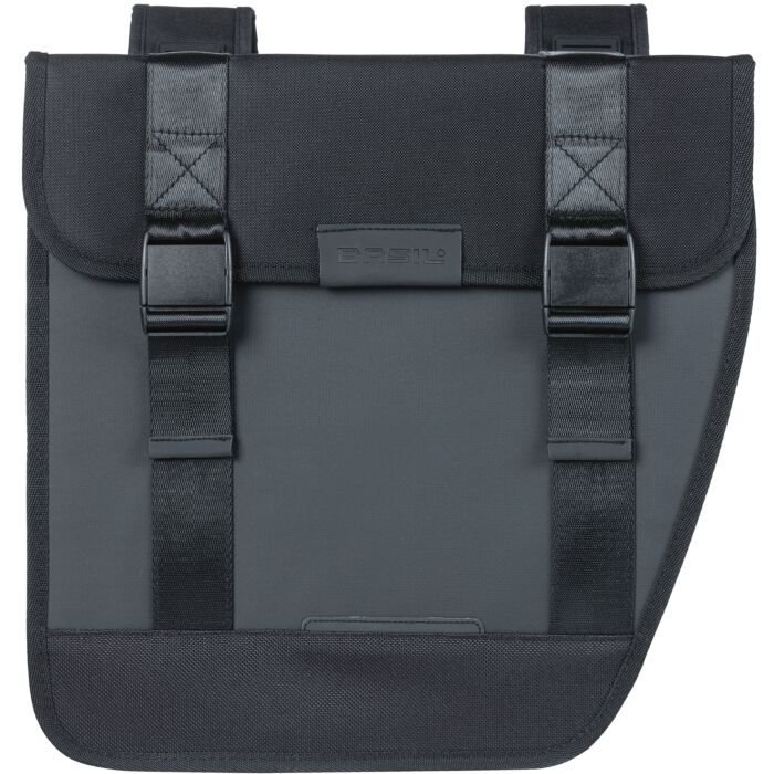 Basil Tour | Dubbele Fietstas | Waterdicht - 28 Liter - Zwart