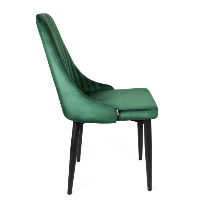 HOMLA | Stoel | Gestoffeerd | Groen | 45x45x90 cm