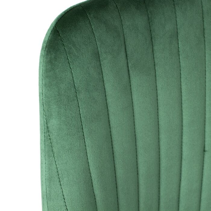 HOMLA | Stoel | Gestoffeerd | Groen | 45x45x90 cm