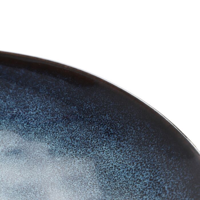 HOMLA | Bord | Marineblauw | 27 cm | Modern Design | 100% Steengoed