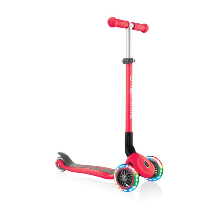 Globber Step - Primo Foldable Lights - Red - Babyhuys.com