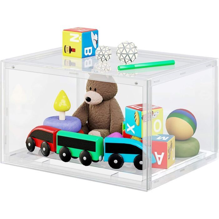 Hoppa! Schoenendoos | Set van 6 Opstapelbaar | Wit - Plastic