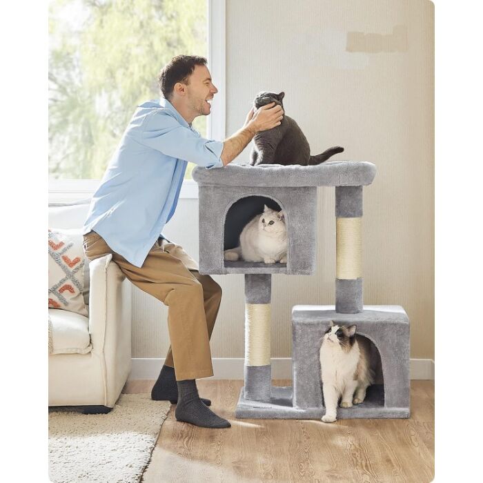Hoppa! | Kattenboom | XL | Lichtgrijs