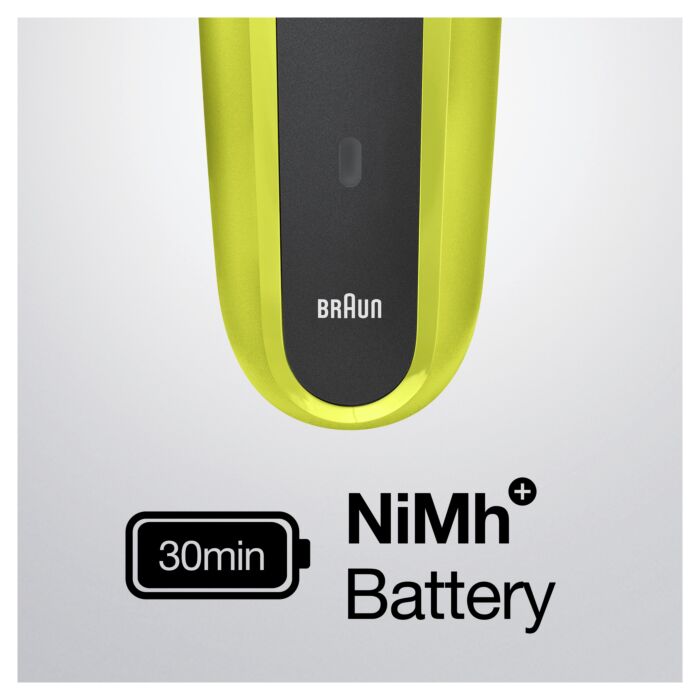 Braun | Series 3 300 | Zwart/Groen