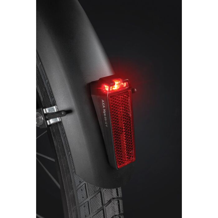 Axa | Spatbordachterlicht | 6-12V | E-bike met remlichtfunctie