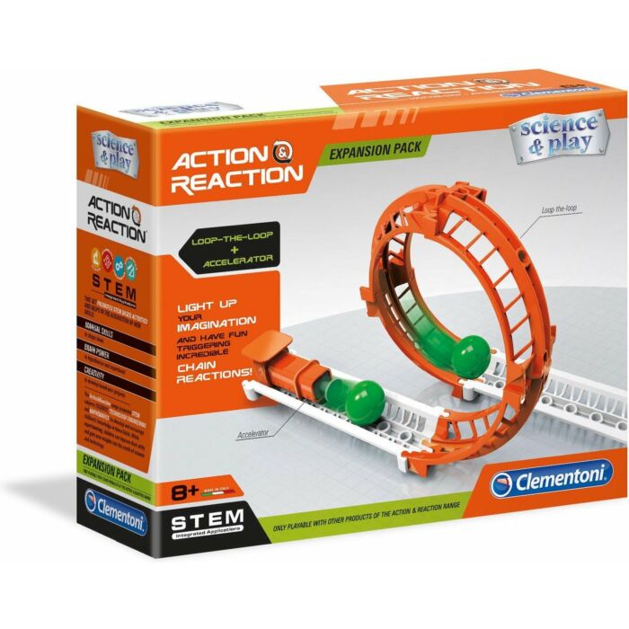 Clementoni Action and Reaction Knikkerbaan Looping, Uitbreidingsset