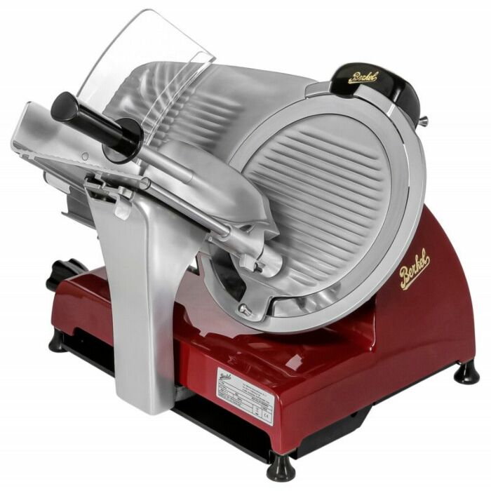 Vooraanzicht: Berkel Red Line RL 300 rood snijmachine