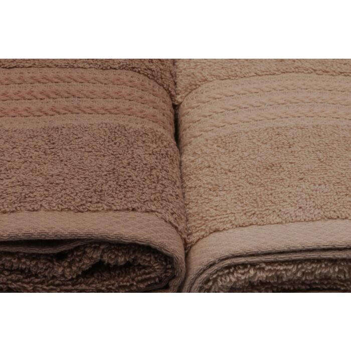 Asir handdoekset (4 stuks) – room beige – 50 x 90 cm