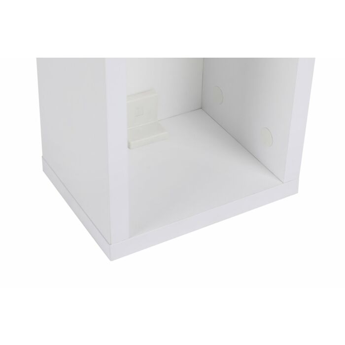 Asir Nachtkastje - Wit - 20 x 65 x 15 cm