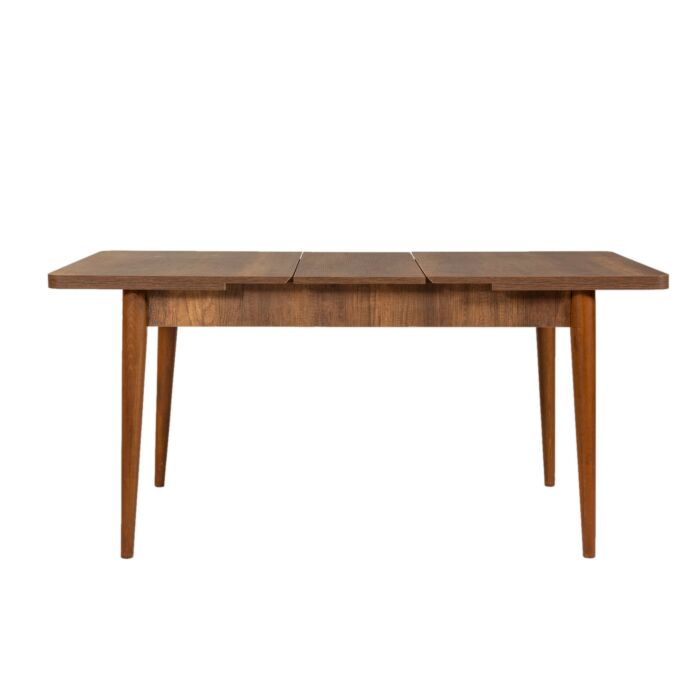 Asir - Uitbreidbare eettafel - Okkernoot - 130 x 80 x 77