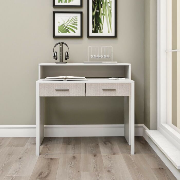 Asir Scandinavisch Bureau | Wit | 99 x 88 x 66 cm