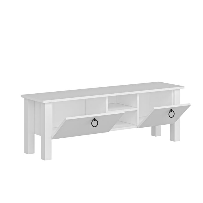 Asir TV Kast | Televisiemeubel | Wit - 140 x 44,8 x 35 cm