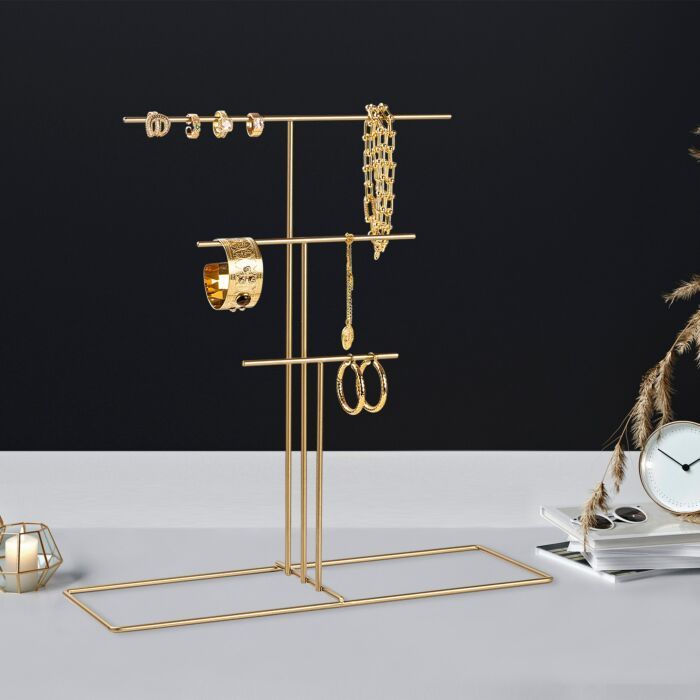 Asir sieradenstandaard organisator – goud – 41 x 40 x 15 cm