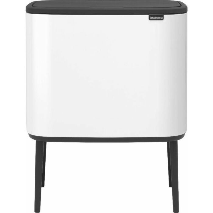 Brabantia | Afvalemmer Bo Touch Bin | Wit | 3 x 11 liter
