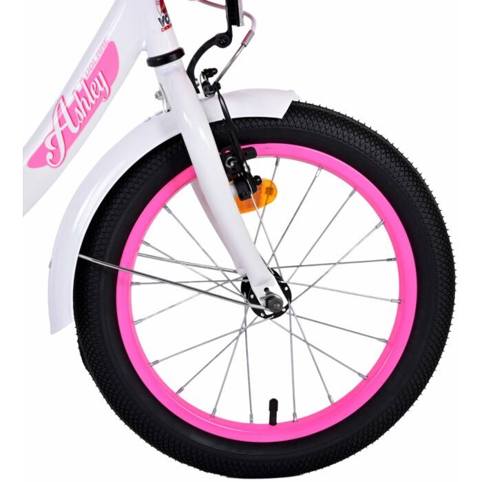 Volare kinderfiets voor meisjes, 16 inch, wit